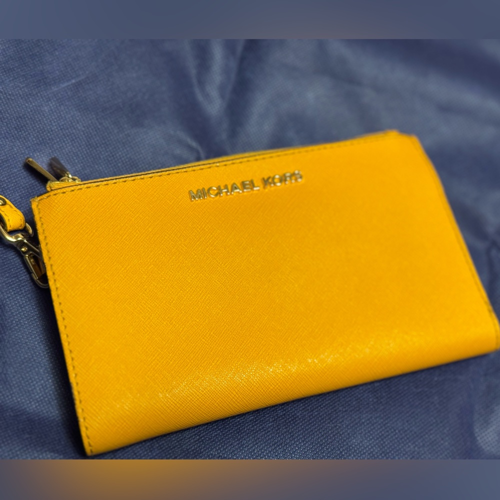 Michael Kors Yellow Wallet